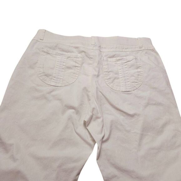 Gloria Vanderbilt white capri 16P - Picture 6 of 7